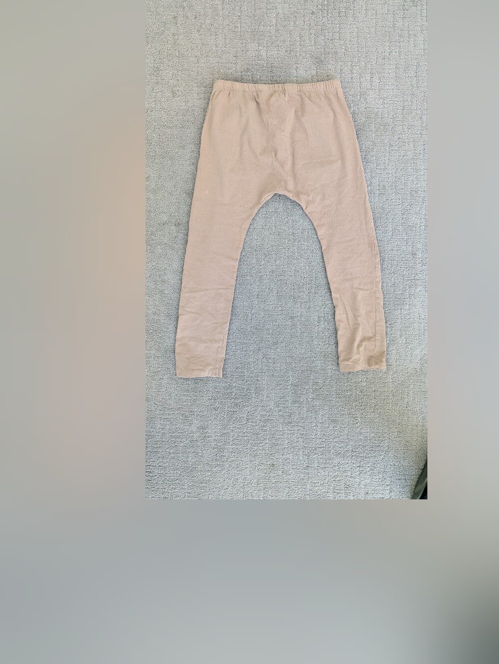 The Simple Folk Beige Kids drop Crotch Pants